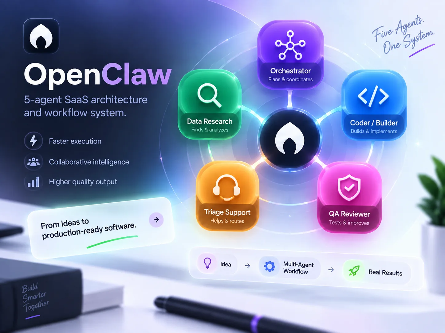 OpenClaw: 5-Agent SaaS Architecture cover