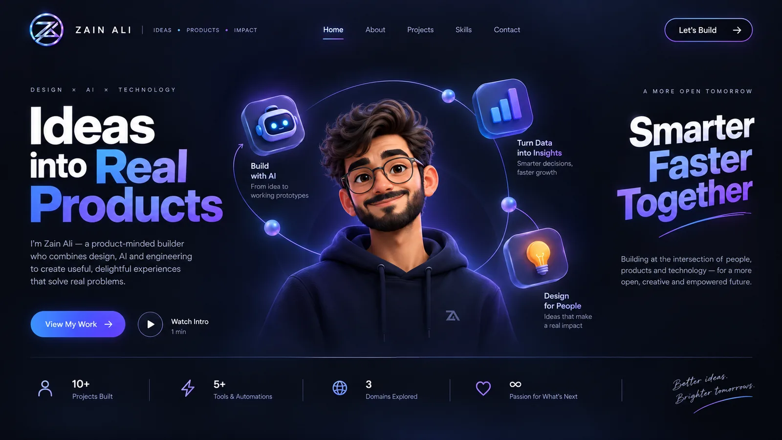 Personal Portfolio System — User-Centric Design